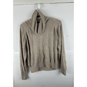 Designer Originals Women's Turtleneck Sweater Taupe Lightweight Knit
